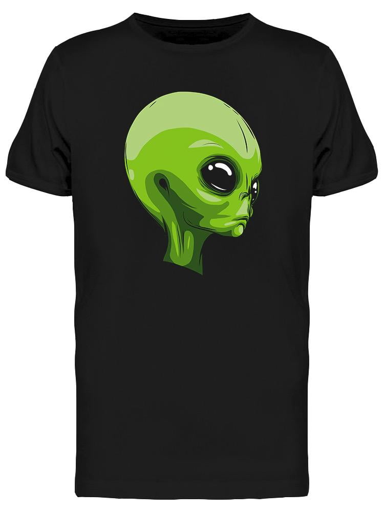Green Alien Side View T-Shirt Men -Image by Shutterstock, Male Medium ...