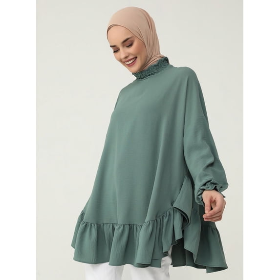 Green Almond - Polo neck - Tunic - Refka