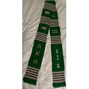 Green Alpha Kappa Alpha Stole Pack Of 5