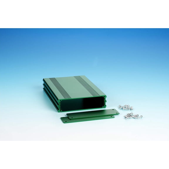 Green Anodized, Extruded Aluminum Electronic Enclosure Project Box Electronic DIY Case, Size 6.30"x 4.27"x1.18" / 160 x 108.5 x 30mm (LWH)