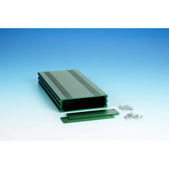 Green Anodized, Extruded Aluminum Electronic Enclosure Project Box Electronic DIY Case, Size 8.66"x 4.27"x1.18" / 220 x 108.5 x 30mm (LWH)