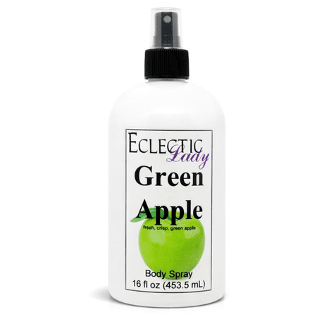 Green Apple Body Spray, Eclectic Lady, Hydrating Mist, Unisex, 16 oz