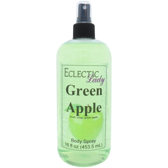 Green Apple Body Spray, Eclectic Lady, Hydrating Mist, Unisex, 16 oz