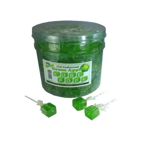 Green Apple Cube Pops