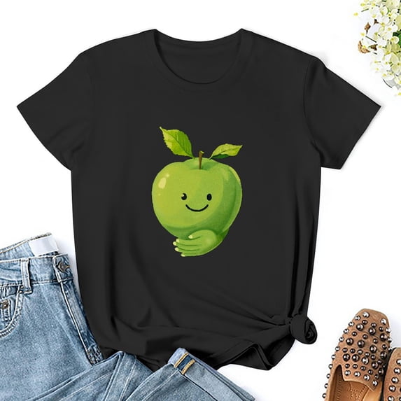 Green Apple - Fruit Gift Cute Green Apple Fruit Themed Gift T-Shirt M