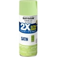 thumbnail image 1 of Green Apple, Rust-Oleum American Accents 2X Ultra Cover Satin Spray Paint-327946,12 oz, 1 of 10
