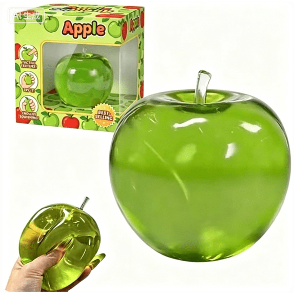 Green Apple Squishy,Slow Rising Squishing,Apple Squishies Stress