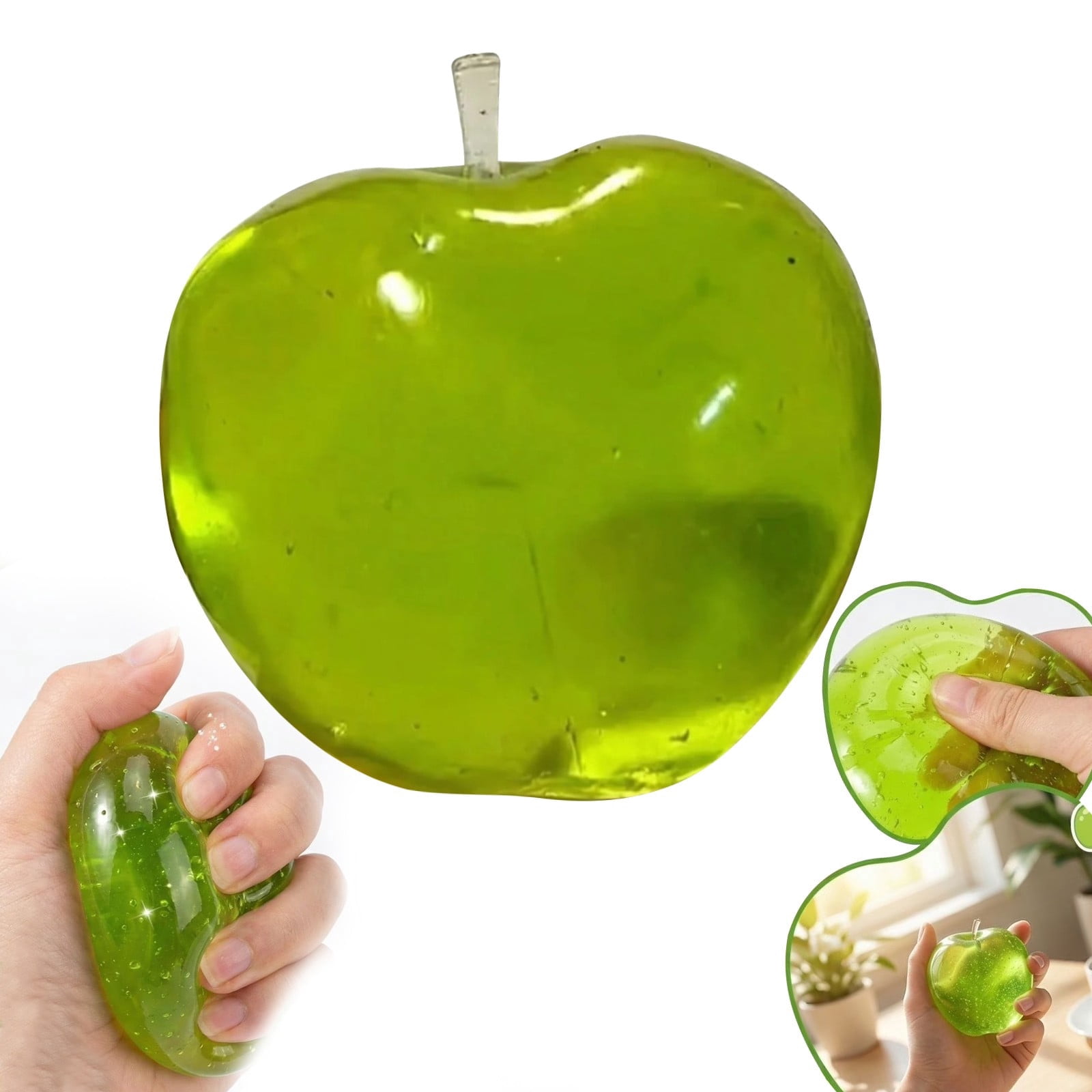 Green Apple Toy,Squeeze Luck Squishies,Sugar Swaps Squishies