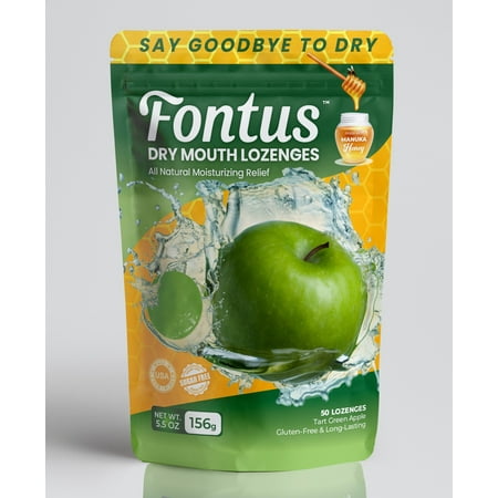 Green Apple and Manuka Honey Lozenges (50 count bag)