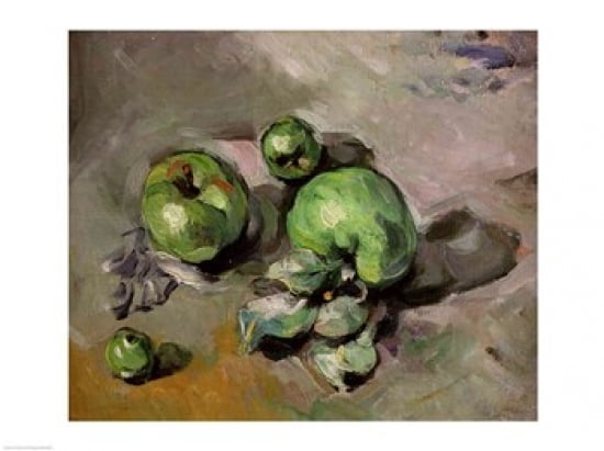 Green Apples Canvas Art - Paul Cezanne (24 x 18)