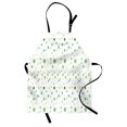 thumbnail image 1 of Green Apron Polka Dots Rounds on Green Blue Tones Geometric Retro Image, Unisex Kitchen Bib Apron with Adjustable Neck for Cooking Baking Gardening, Fern Green Pistachio Green and Mint, by Ambesonne, 1 of 3