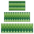 thumbnail image 1 of Green Argyle Pattern Kitchen Rugs Sets Of 3,Kitchen Runner Rugs Non Skid Washable,Decorative Kitchen Floor Mats for Kitchen,Sink,Laundry,17"x30"+ 17"x47" + 17"x59", 1 of 6