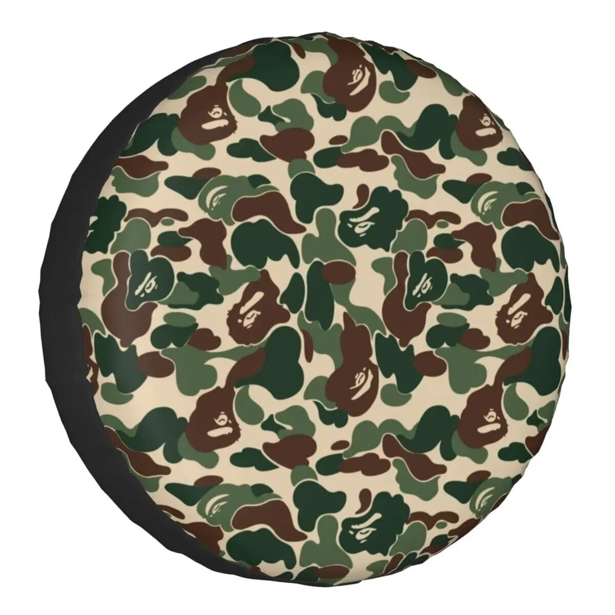 Green Army Camo Camouflage Spare Wheel Tire Cover for Mitsubishi Pajero ...