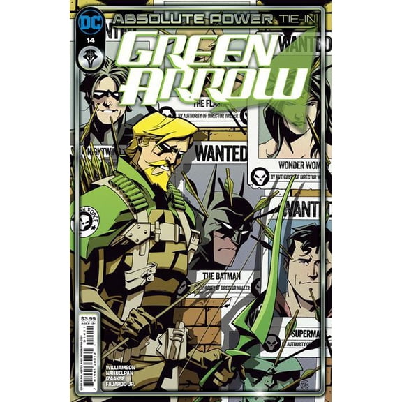 Green Arrow #14 Cvr A Phil Hester (absolute Power) DC Comics Comic Book