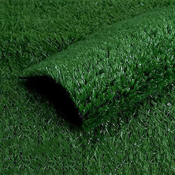 Green Artificial Grass Rug Grass Carpet 3.28ft/6.56ft x 1.64ft Realistic Turf Indoor Outdoor Artificial Synthetic Grass Rug, Fake Grass Carpet Patio Mat for Dogs Pets/Garden Lawn Landscape