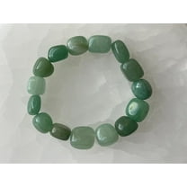 Green Aventurine Crystal Nugget Bracelet, Wholesale Genuine Green Aventurine Tumbled Gemstone Bracelet, Gift for Men & Women (1)