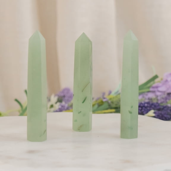 Down To Earth Green Aventurine Crystal Tower