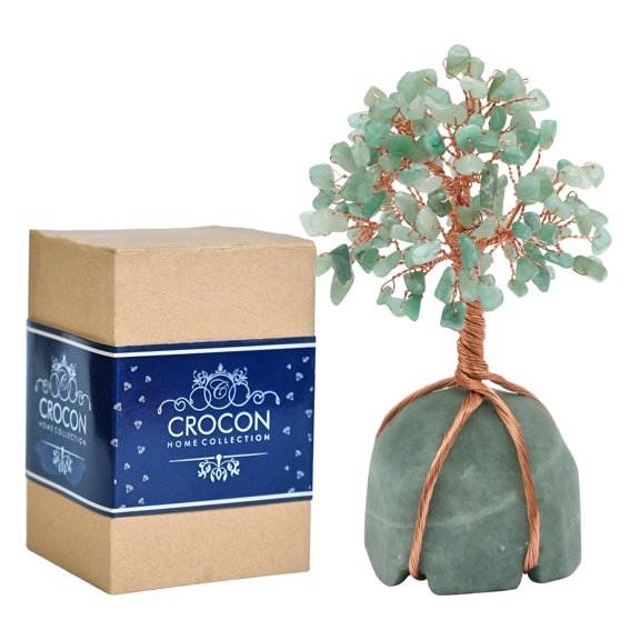 "Green Aventurine Crystal Tree with Green Aventurine Stone Tree of Life Decor for Bedroom, Birthday Gifts for Women, Sister Gift, Birthday Gifts for Mom, Cute Home Decor Housewarming present" Y101