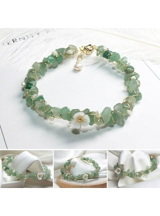 Ollie West Set of 3 Jade Bracelet for Women - 8mm Real Jade Beads - 7  Standard Size - Jade Jewelry for Women - Healing Crystal Jewelry - Jade  Stone Bracelet for