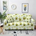 thumbnail image 1 of Green Avocado Cartoon Pattern Sofa Cover Fully Packaged Elastic Dustproof Wrinkle Resistant Multi-person Sofa Universal, 1 of 5