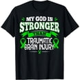thumbnail image 1 of Green Awareness Ribbon TBI Survivor T-Shirt, 1 of 4