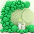 thumbnail image 1 of Green Balloons 110 Pcs Green Balloon Garland Kit Different Sizes 5 10 12 18 Inch Green Balloons for Birthday Jungle Safari Party Decorations, 1 of 16