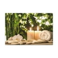 thumbnail image 1 of Green Bamboo Leaves Forest Floral Nature Photography Canvas Wall Art for Home Decor Ready-to-Hang, 1 of 18
