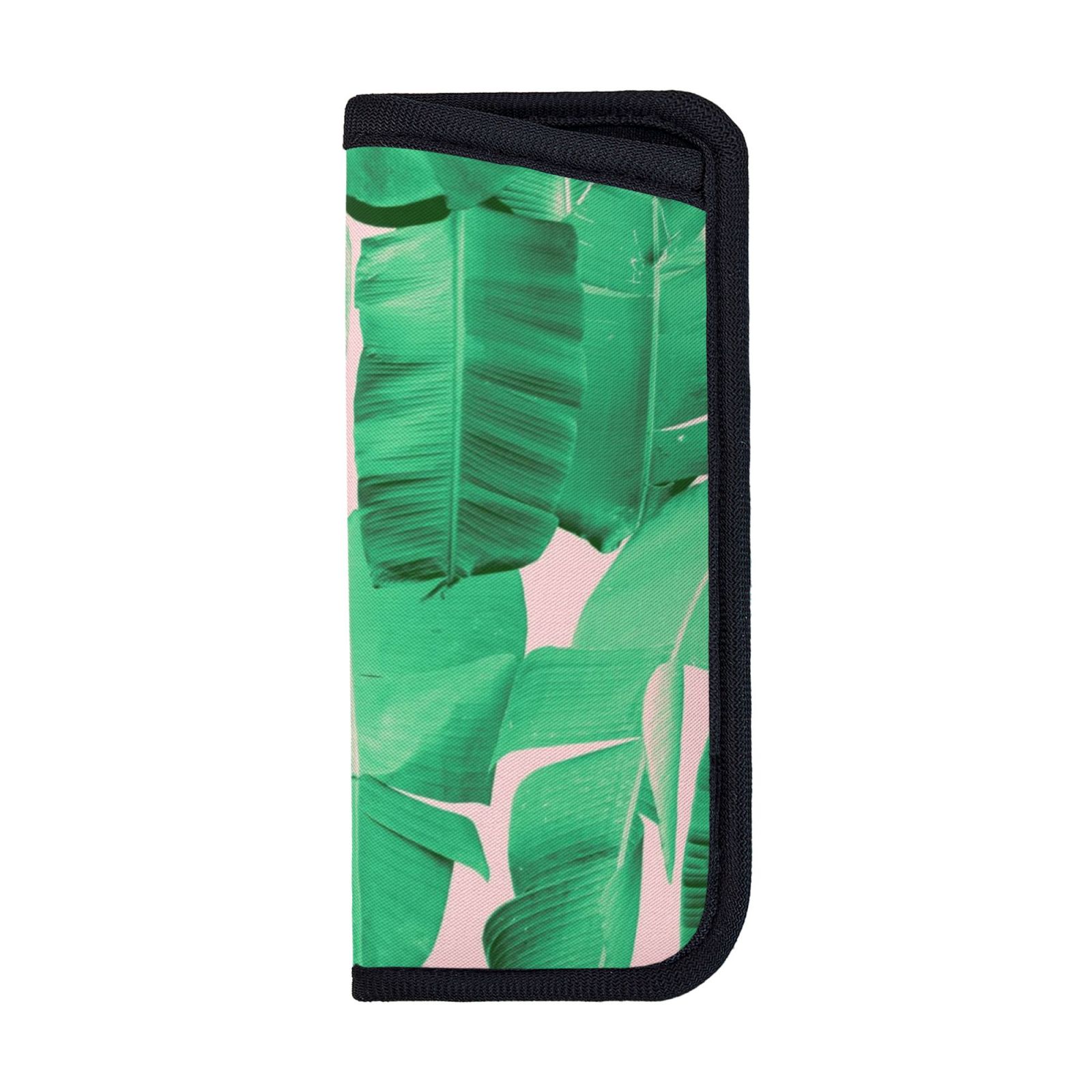 Green Banana Leaves Eyeglasses Bag Portable Neoprene Eyewear Case