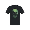 thumbnail image 1 of Green Bandana Skull Men's T-shirt, 1 of 3