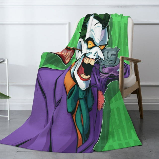 Green Bang The Joker Blanket for Couch Bed Throw Blanket, Aesthetic