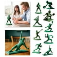 thumbnail image 1 of Green Baseball Soldier, 3.5CM Green Baseball Players Pitcher, Catcher, Fielder Figurines, Classic Toy Soldiers Set, Baseball Army Men, Soldiers Toys for Tabletop Games, Decor, Baseball Fans Gifts, 1 of 9
