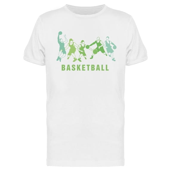 Green Basketball Team T-Shirt Men -Image by Shutterstock, Male Medium