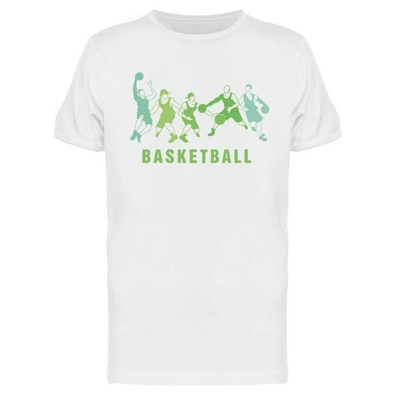 Green Basketball Team T-Shirt Men -Image by Shutterstock, Male XX-Large