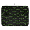 thumbnail image 1 of Green Bat Pattern Drying Dish Mat Quick Drying Absorbent Soft Durable for Kitchen 18" x 24", 1 of 10