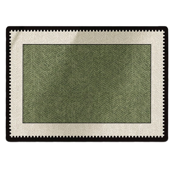 Green Bath Mat,Green Bathroom Rugs Mat,Non Slip Absorbent Quick Dry Bath Mats for Shower Room,Plush Microfiber Bath Mats for Bathroom Floor Washable Carpet for Shower Tub Sink Bedroom(19.7x31.5 Inch)