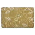 thumbnail image 1 of Green Bath Mat with Cute Plant Design, 20x32 in - Non-Slip & Absorbent Thick Shag - Machine Washable Rug for a Beautiful Bathroom, 1 of 5
