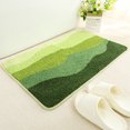 thumbnail image 1 of Green Bath Mat 20x31, Soft Absorbent Microfiber Bath Rugs, 1 of 8
