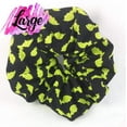 thumbnail image 1 of Penny's Boutique Green Bats on Black Cotton Scrunchy - Hair Scrunchie - Large Size - Perfect for Halloween - Made in the USA - Cotton Scrunchies - 3 Month Warranty, 1 of 4