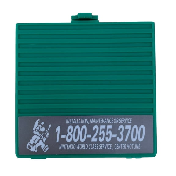 Green Battery Cover Original Game Boy for Nintendo GB Replacement Door Sticker