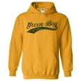 thumbnail image 1 of Green Bay Baseball Script - Hometown Pride, Pitcher Hoodie - 2X-Large - Gold, 1 of 6