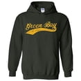 thumbnail image 1 of Green Bay Baseball Script - Hometown Pride, Pitcher Hoodie - 3X-Large - Forest, 1 of 6