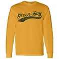 thumbnail image 1 of Green Bay Baseball Script - Hometown Pride, Pitcher Long Sleeve T Shirt - 3X-Large - Gold, 1 of 6