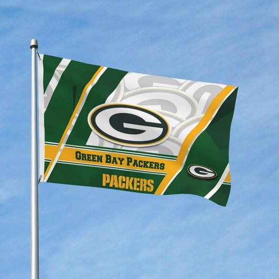 Green_Bay Brand New Outdoor Double Sided Flag 3x5ft, Football Team Custom Garden Flag Fan Game Flag Home Decor Flag Fan Gift