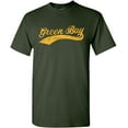 thumbnail image 1 of Green Bay City Baseball Script Basic Cotton T-Shirt - 3X-Large - Forest, 1 of 7