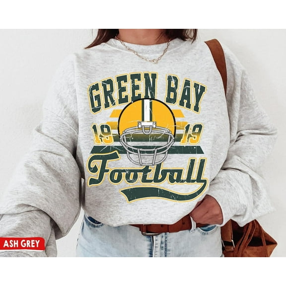 Green Bay Football Crewneck Sweatshirt, Vintage Packers Sweatshirt, Green Bay Game Day, Packers Gifts, Dark Heather Color, Size M