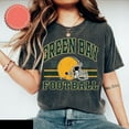 thumbnail image 1 of Green Bay Football, Packer, Green Bay unisex vintage T Unisex Comfort Tee T Shirt, Color: Pepper, Size: S, 1 of 2