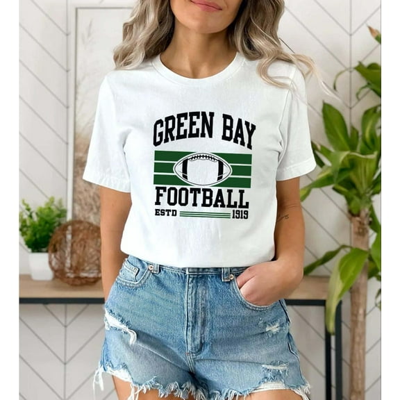 Green Bay Football Shirt, Retro Green Bay Football Tshirt, Greenbay Football Shirts, Vintage Green Bay Tee, Women & Men