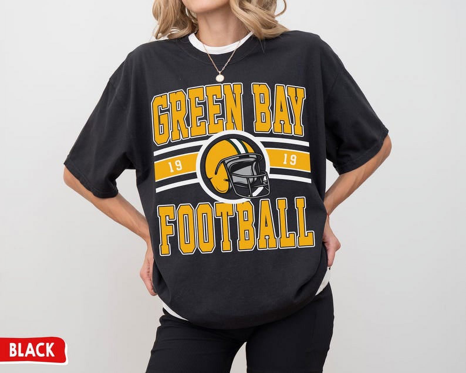 Green Bay Football TShirt, Retro Packers Football, Packers Fan Gift