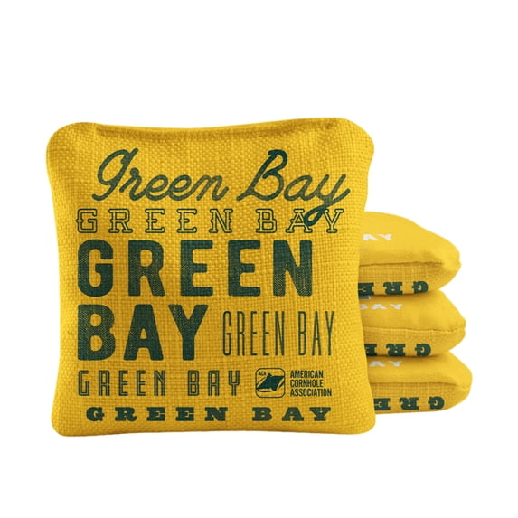 Green Bay Football Vintage Gameday Synergy Pro Cornhole Bags