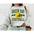 thumbnail image 1 of Green Bay Football Vintage Sweatshirt, Packer Crewneck Sweatshirt, 1 of 5